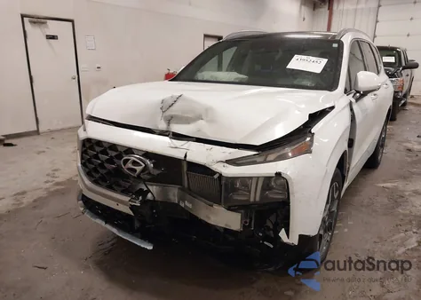 2021 Hyundai Santa Fe Calligraphy z USA, uszkodzony, nr VIN 5NMS5DAL0MH321777